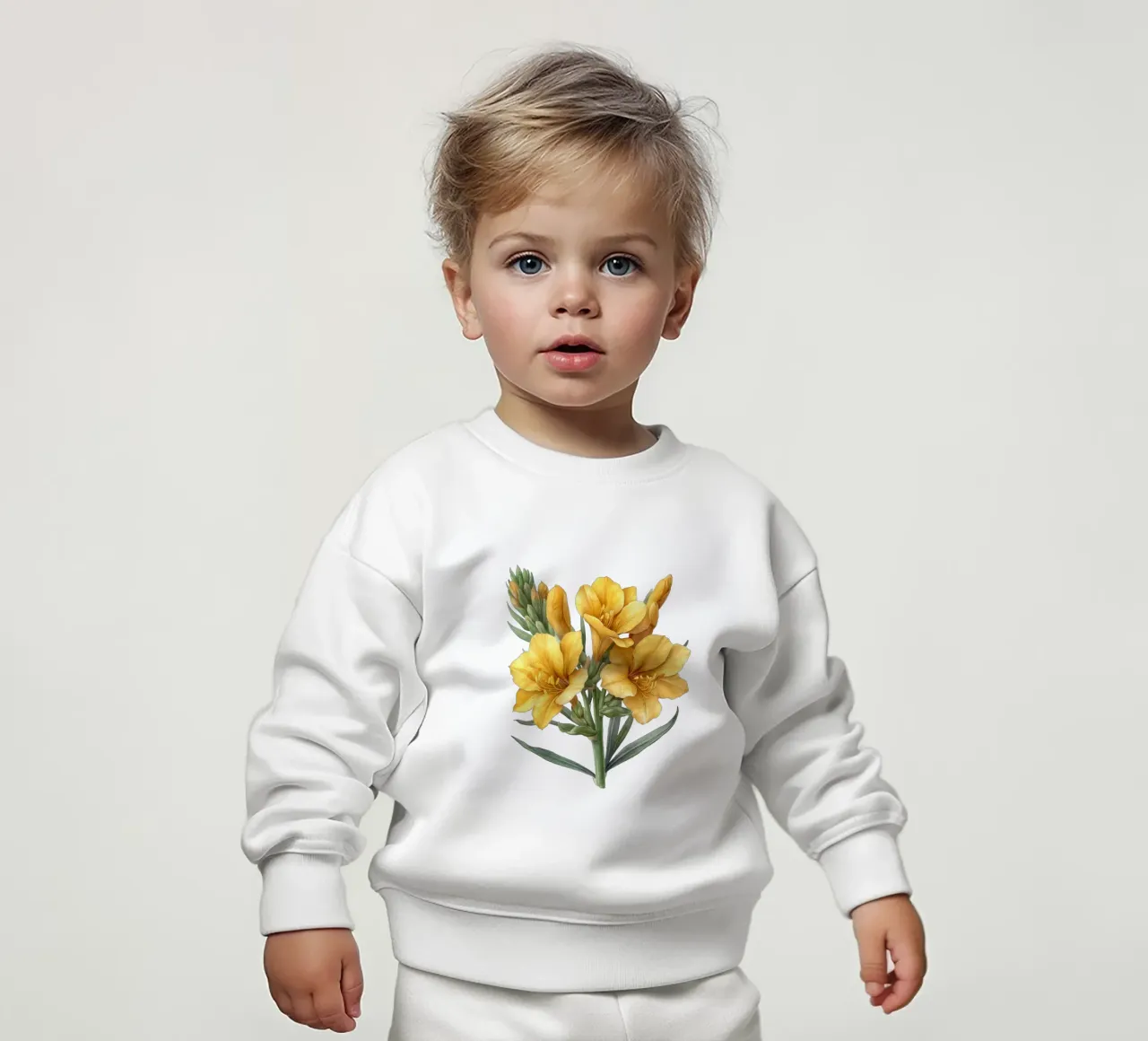 Fiore di fresia 2 felpa neonato da Bold Blooms