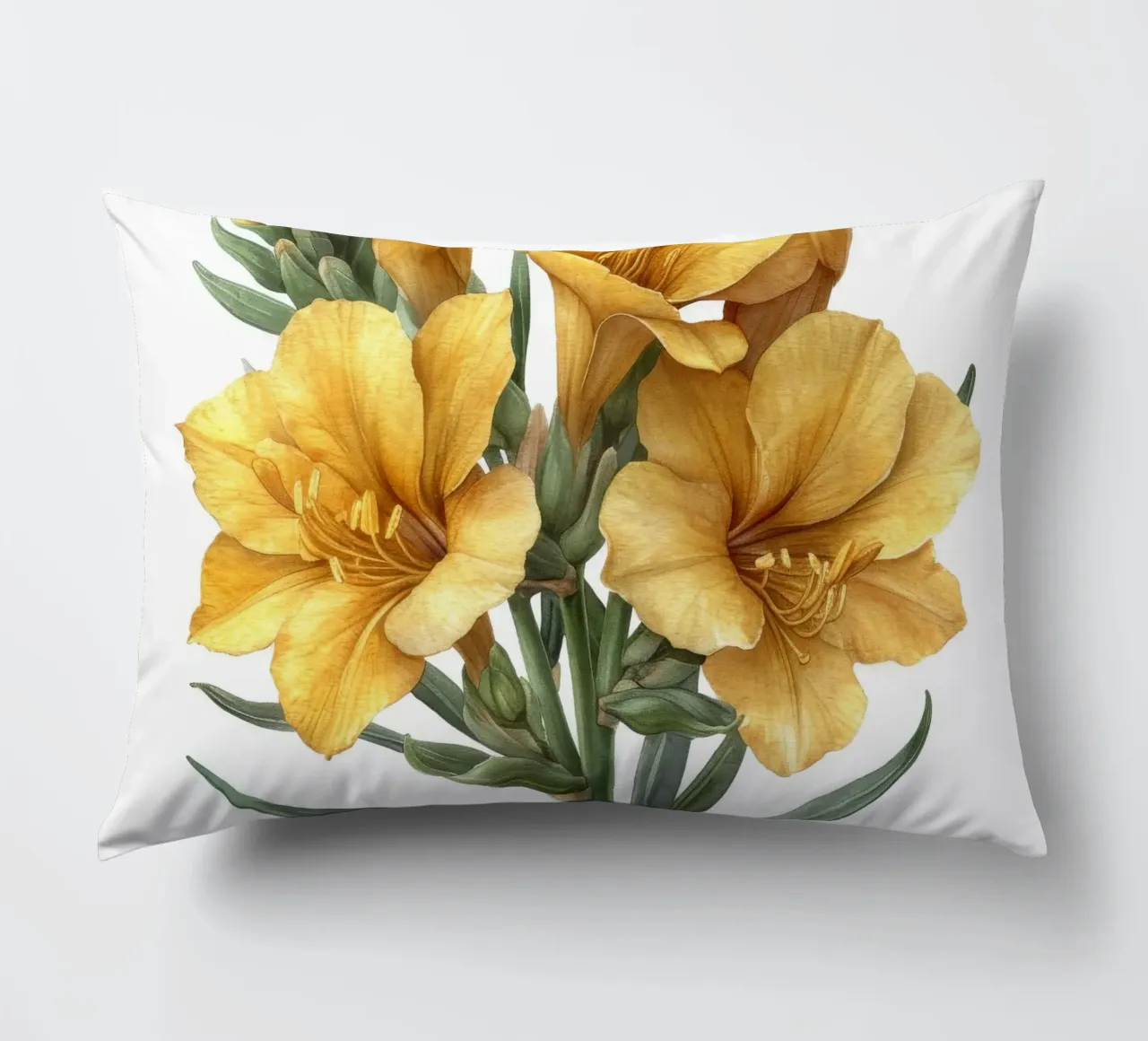 Fiore di fresia 2 cuscino da Bold Blooms