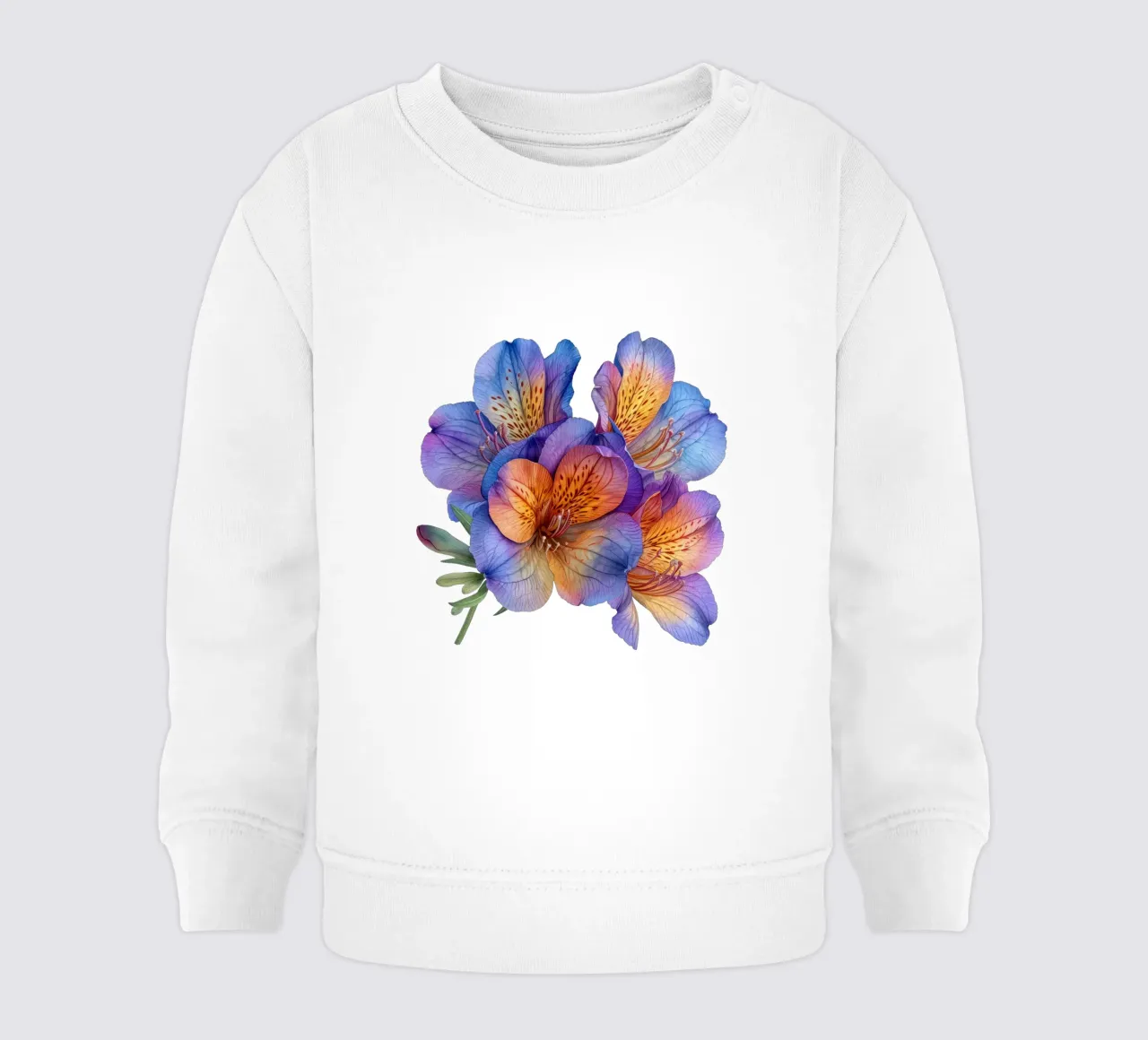Fiore di fresia 3 felpa neonato da Bold Blooms