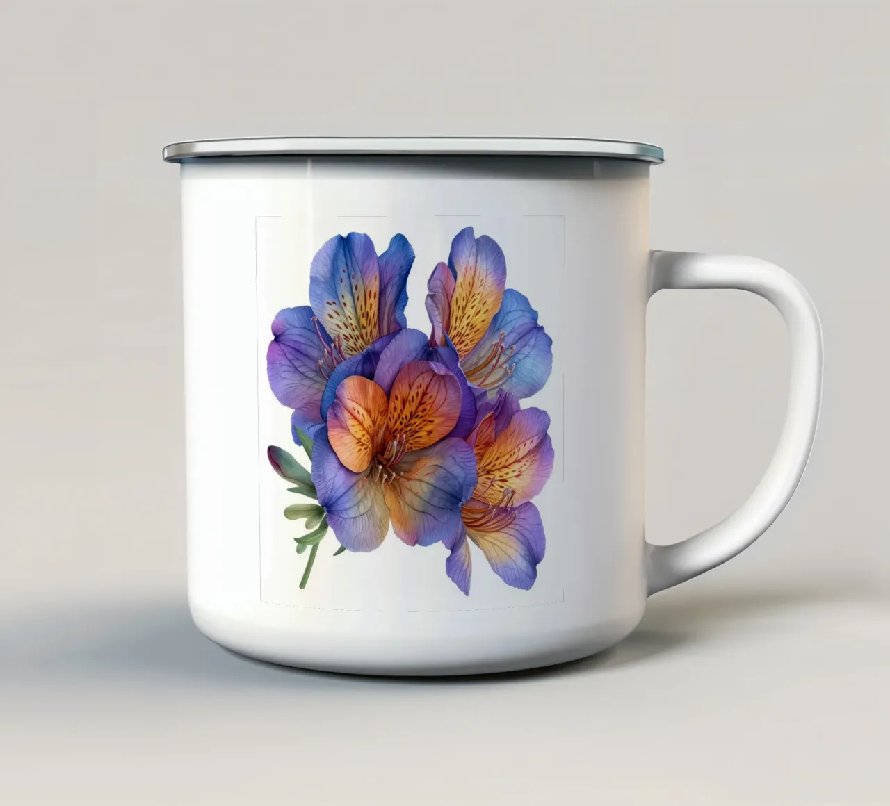 Fiore di fresia 3 tazza in smalto da Bold Blooms