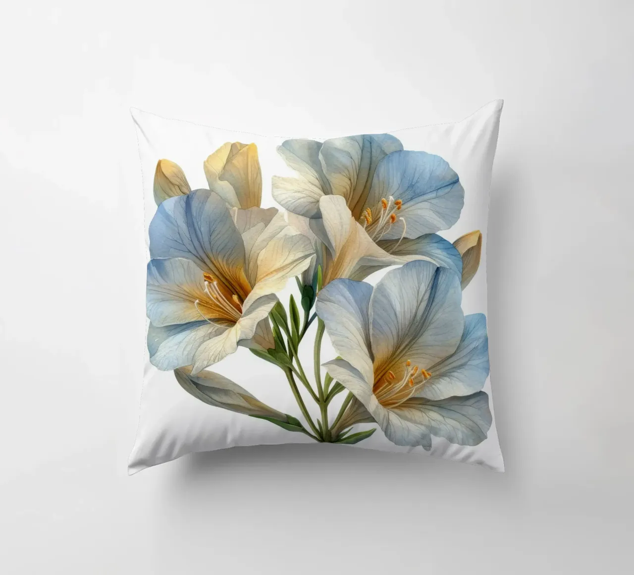 Fiore di fresia 4 cuscino da Bold Blooms