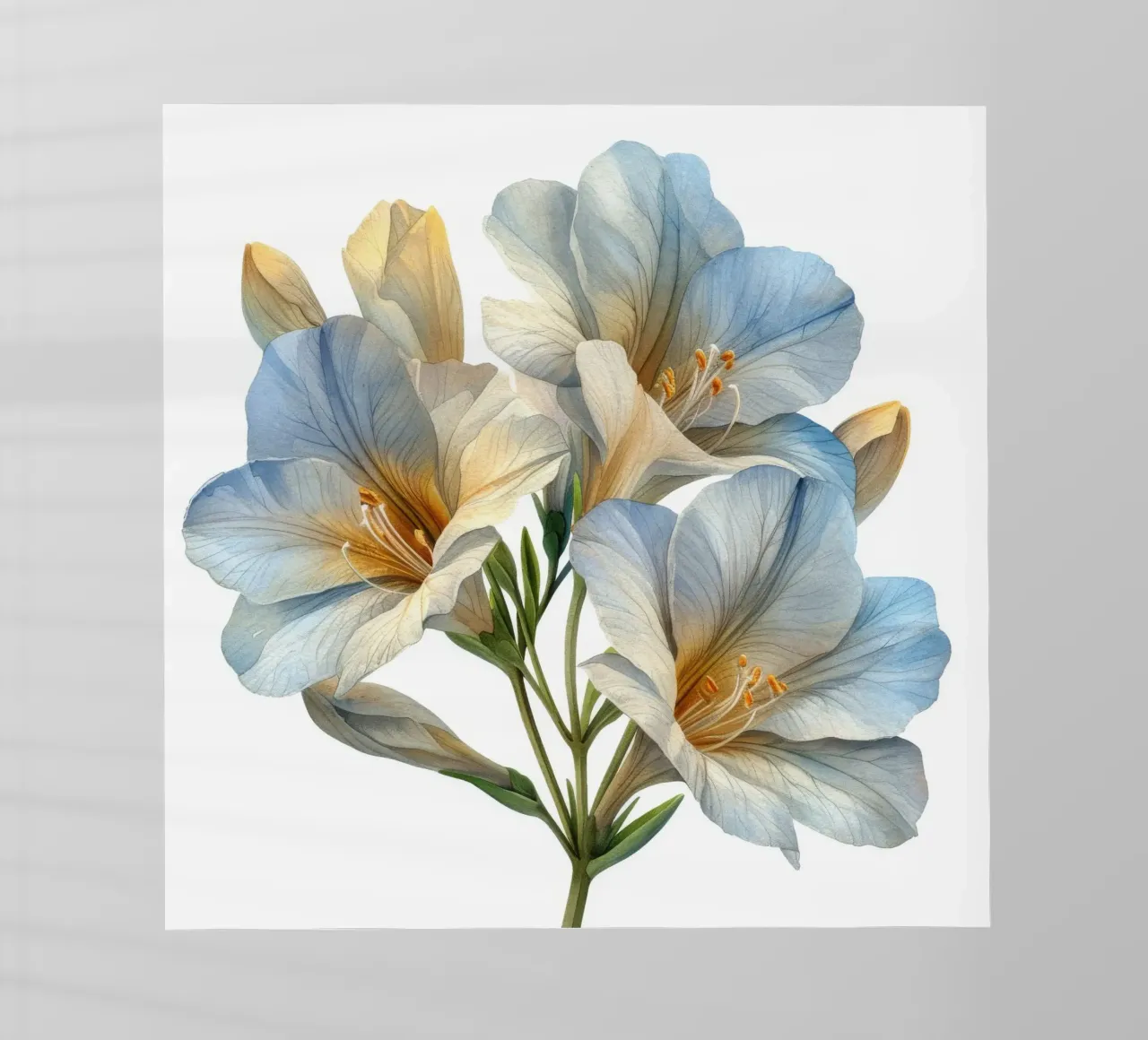 Fiore di fresia 4 pellicola backlit da Bold Blooms