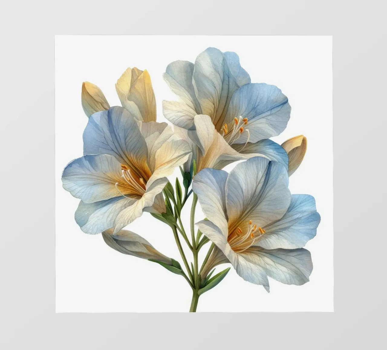 Fiore di fresia 4 pellicola backlit da Bold Blooms
