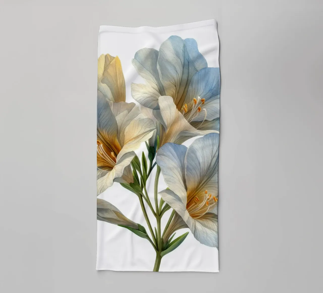 Fiore di fresia 4 asciugamano da bagno da Bold Blooms