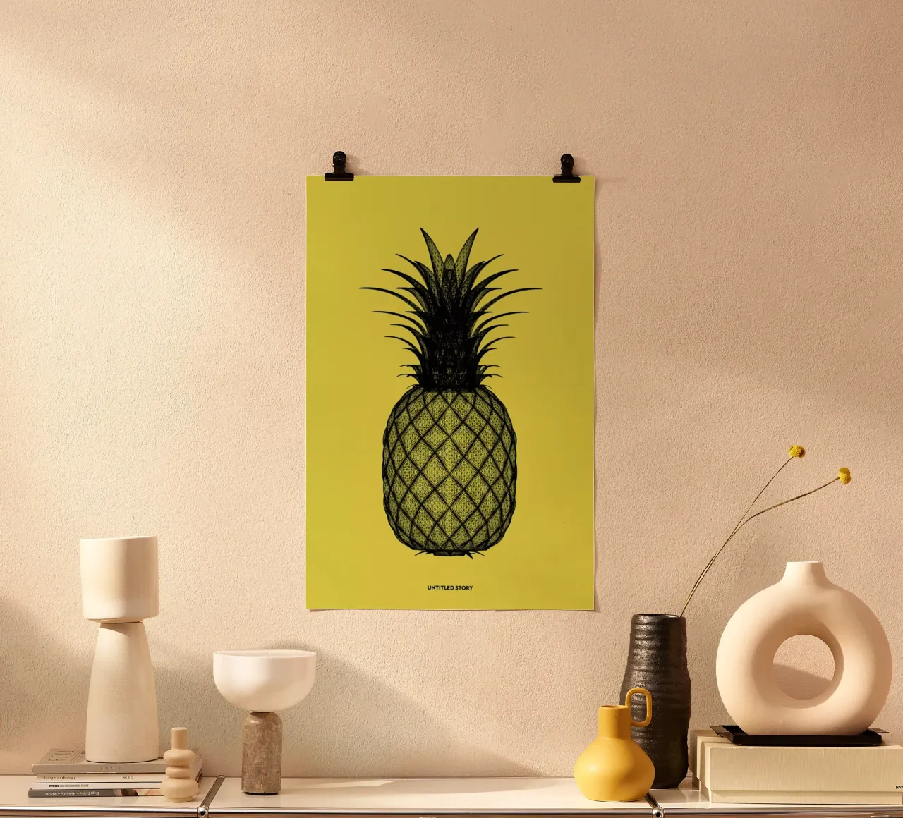 Ananas 1 Poster von Marc Schulthess