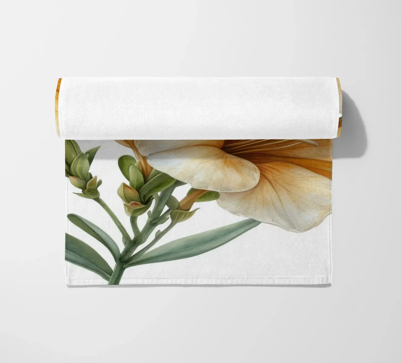 Fiore di fresia 1 telo mare da Bold Blooms