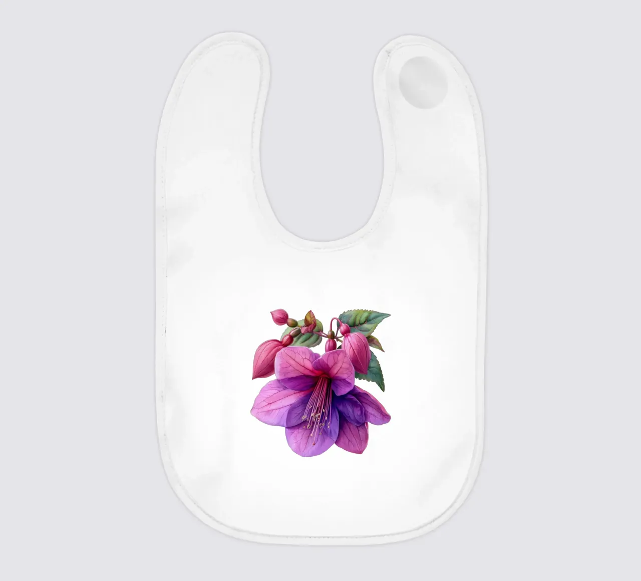 Fiore fucsia 2 bavaglino da Bold Blooms