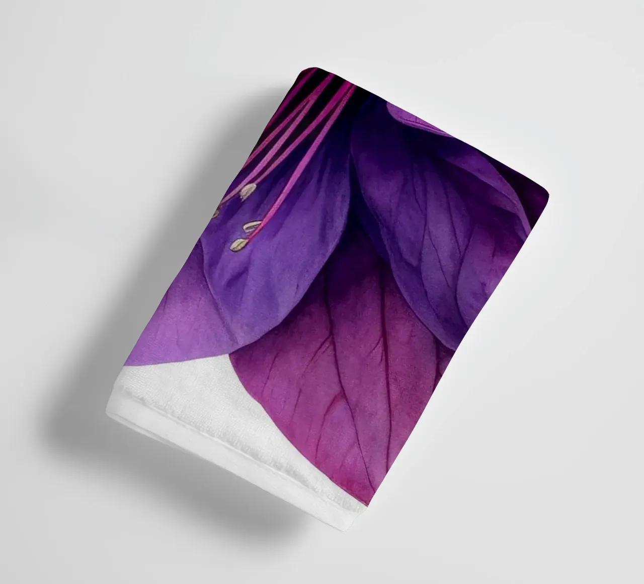 Fuchsia Flower 2 towel by Bold Blooms