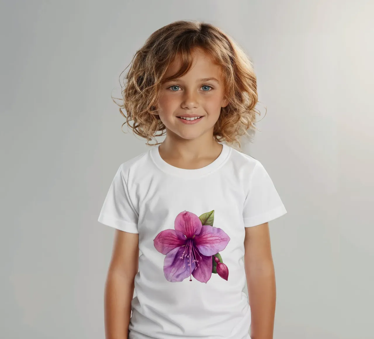 Fleur de fuchsia 4 t-shirt enfant de Bold Blooms