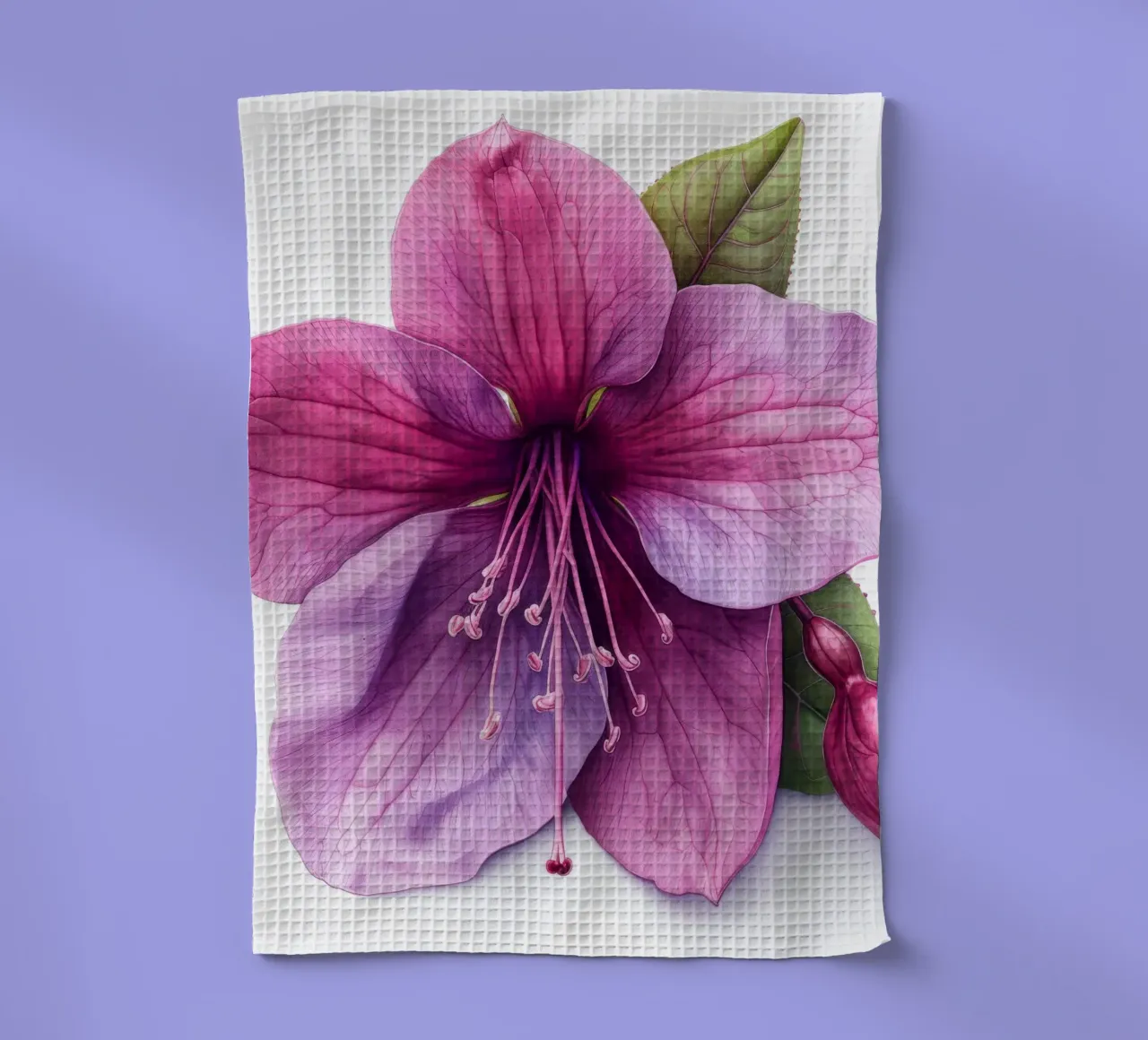 Fleur de fuchsia 4 torchon de Bold Blooms