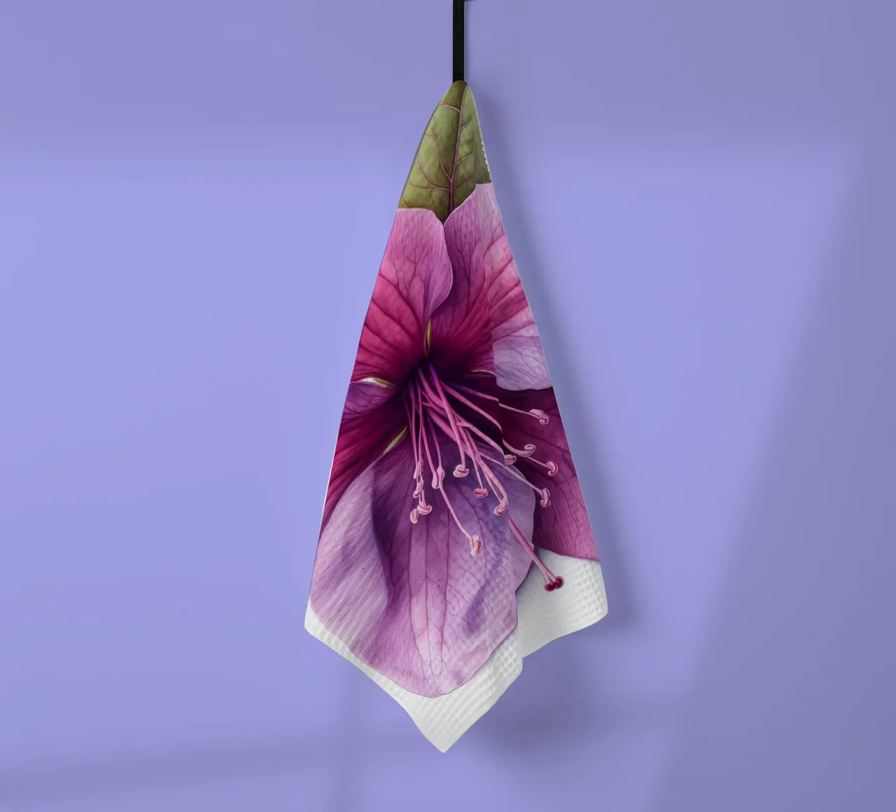 Fleur de fuchsia 4 torchon de Bold Blooms