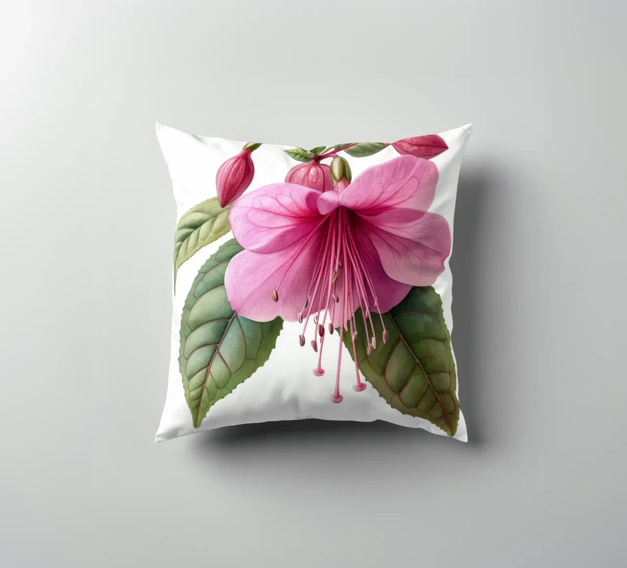 Fiore fucsia 1 cuscino da Bold Blooms