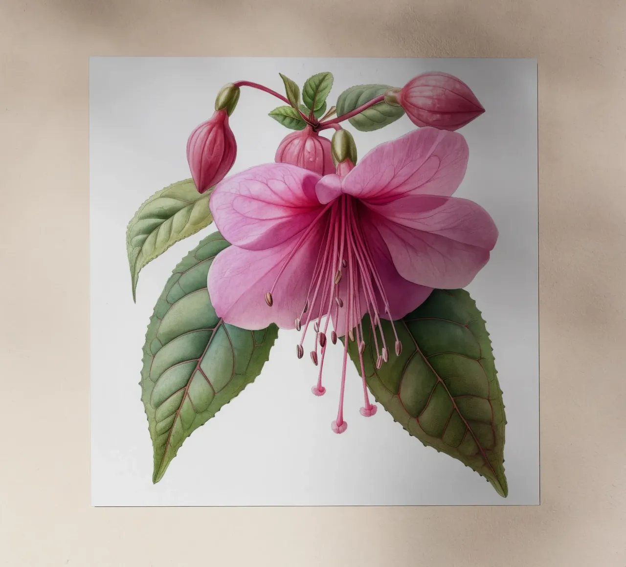 Fiore fucsia 1 pellicola backlit da Bold Blooms