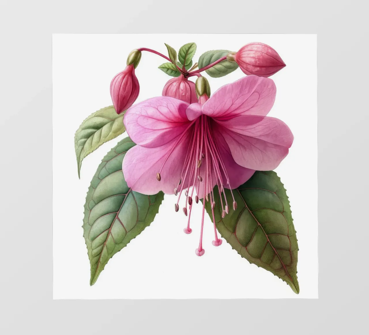 Fiore fucsia 1 pellicola backlit da Bold Blooms