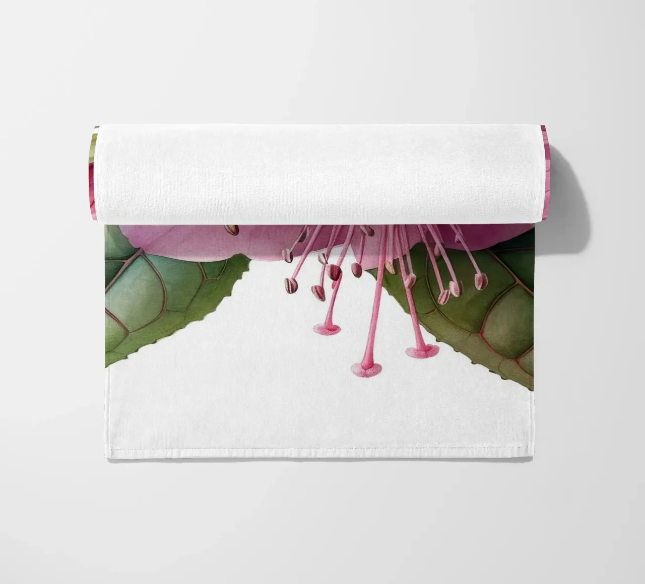 Fiore fucsia 1 telo mare da Bold Blooms