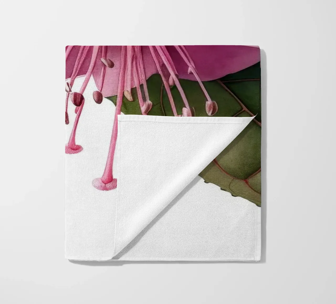 Fiore fucsia 1 telo mare da Bold Blooms
