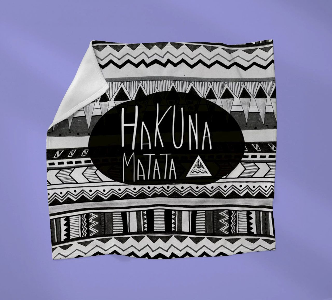 Hakuna matata coperta in pile da Vasare Nar