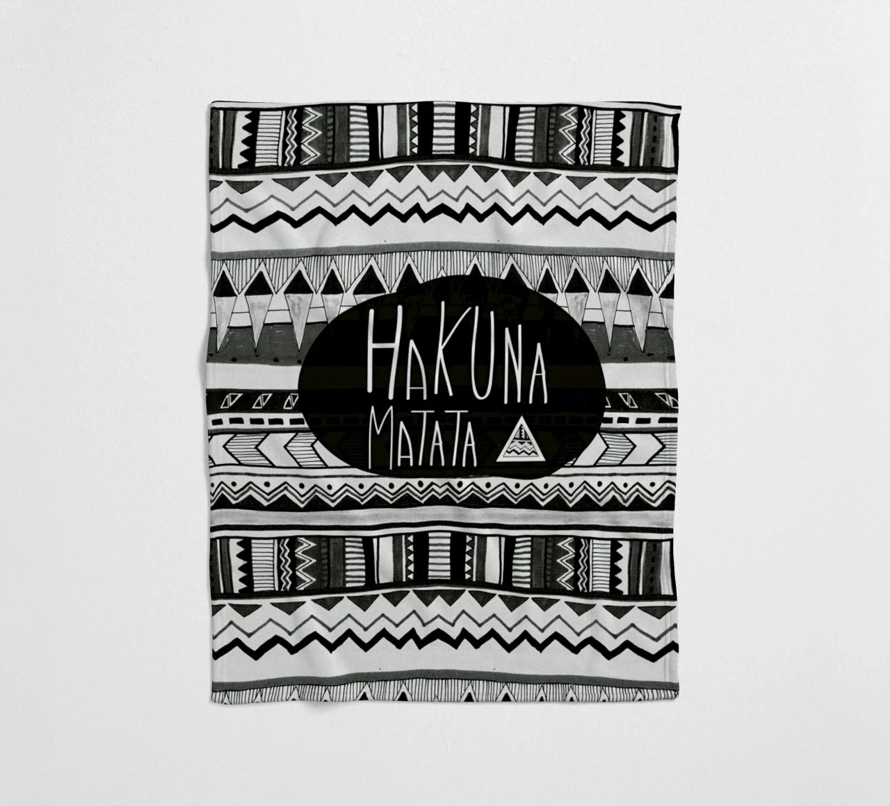 Hakuna matata coperta in pile da Vasare Nar