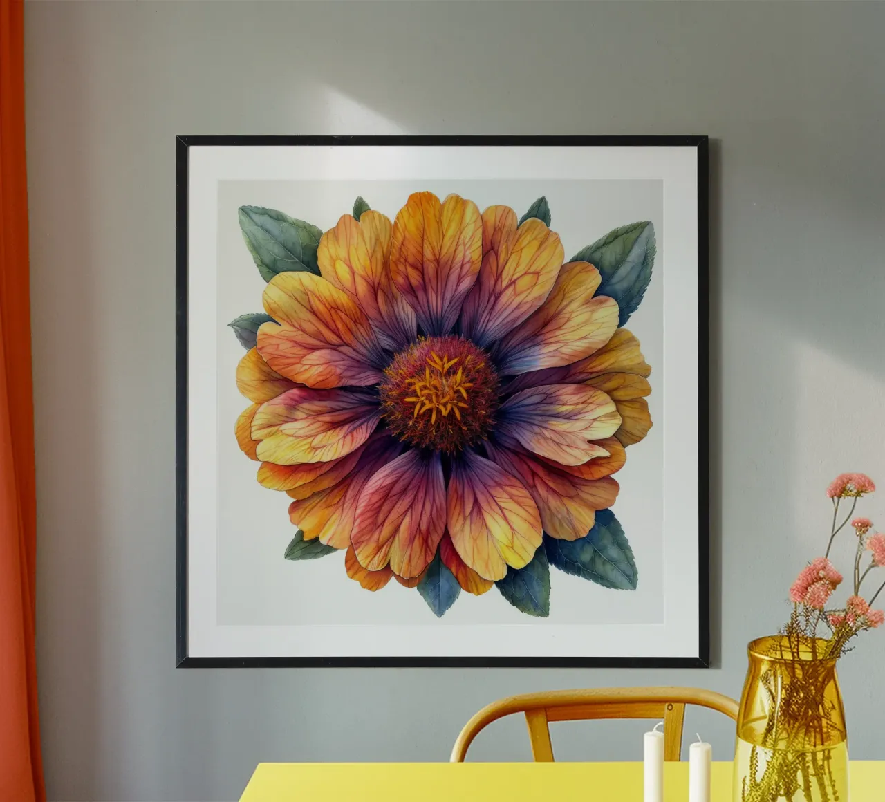 Fiore di Gaillardia 2 poster con telaio in plastica da Bold Blooms