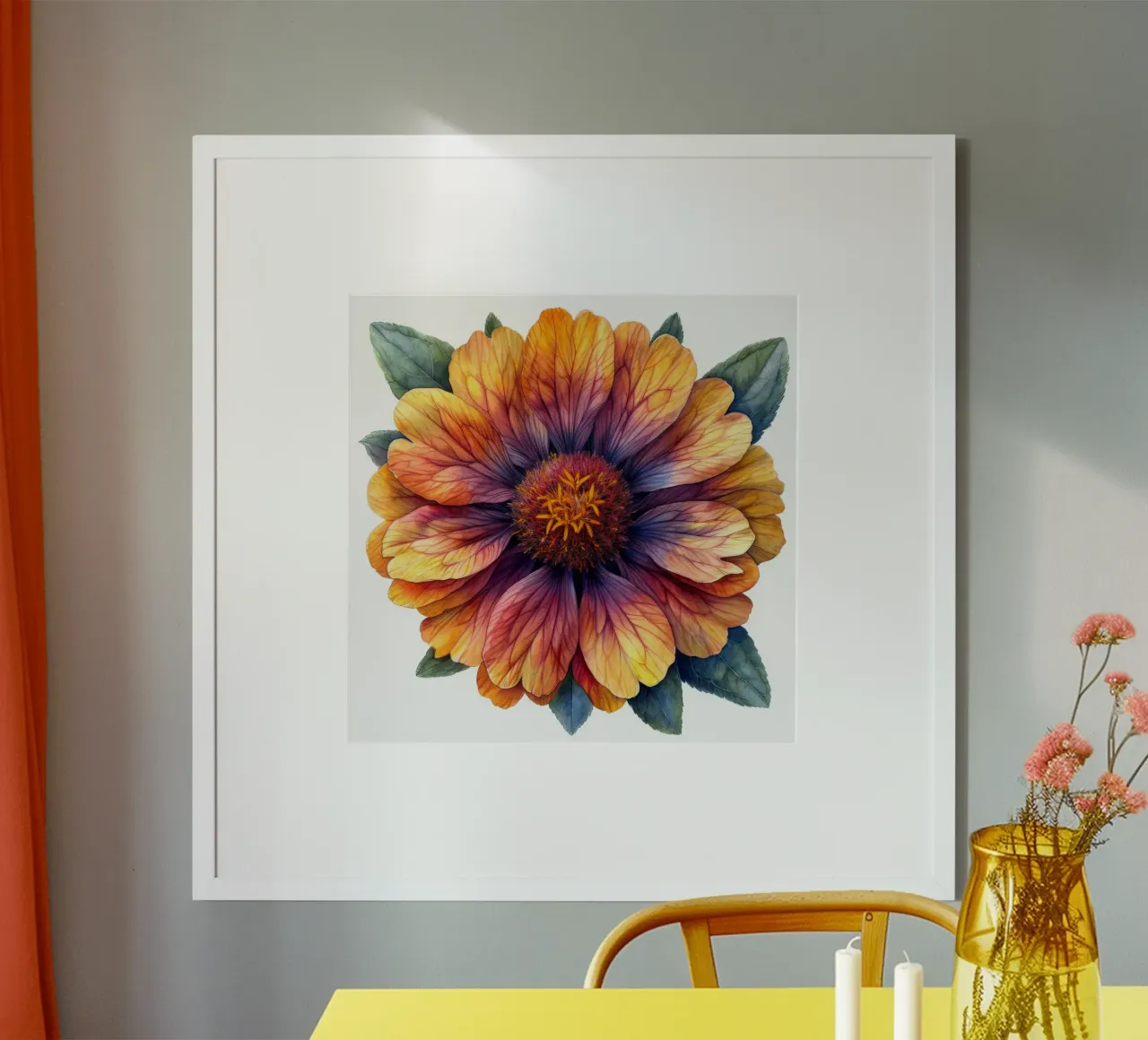 Fiore di Gaillardia 2 poster con telaio in plastica da Bold Blooms