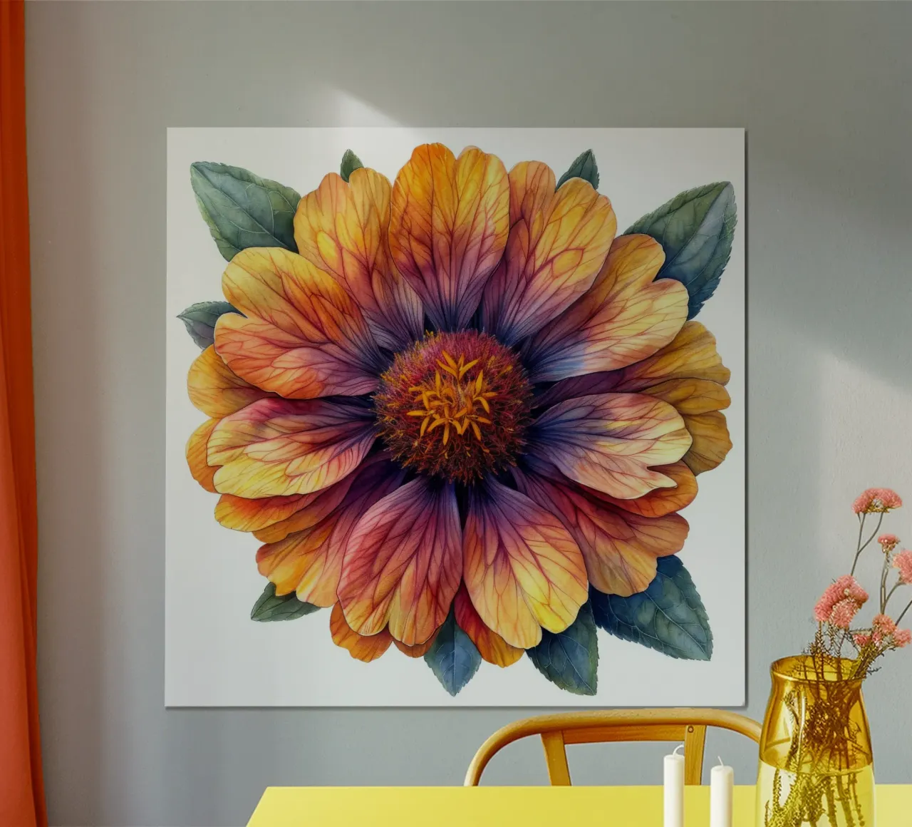 Fiore di Gaillardia 2 poster con telaio in plastica da Bold Blooms