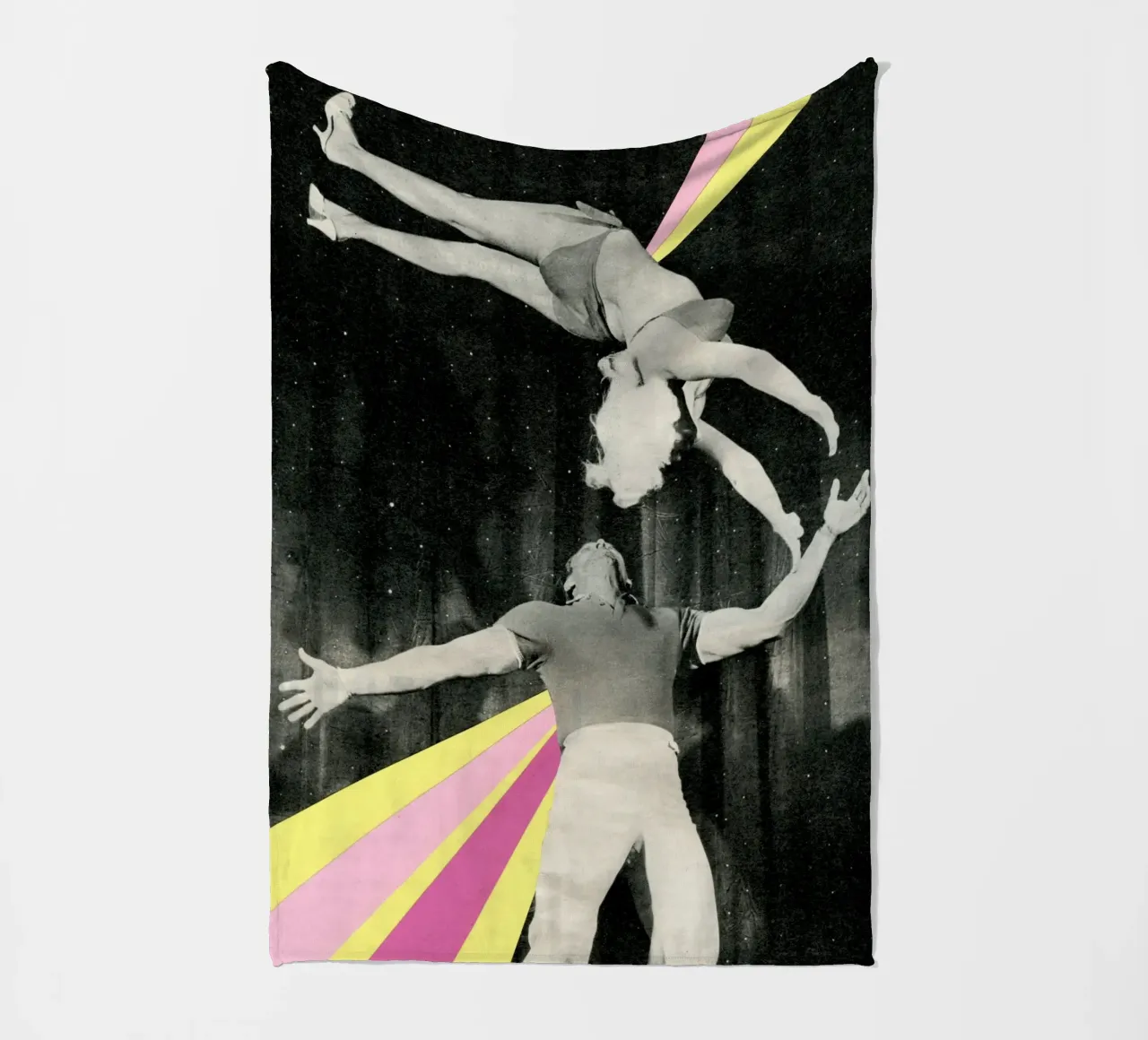 Dynamos Fleecedecke von Cassia Beck Collage