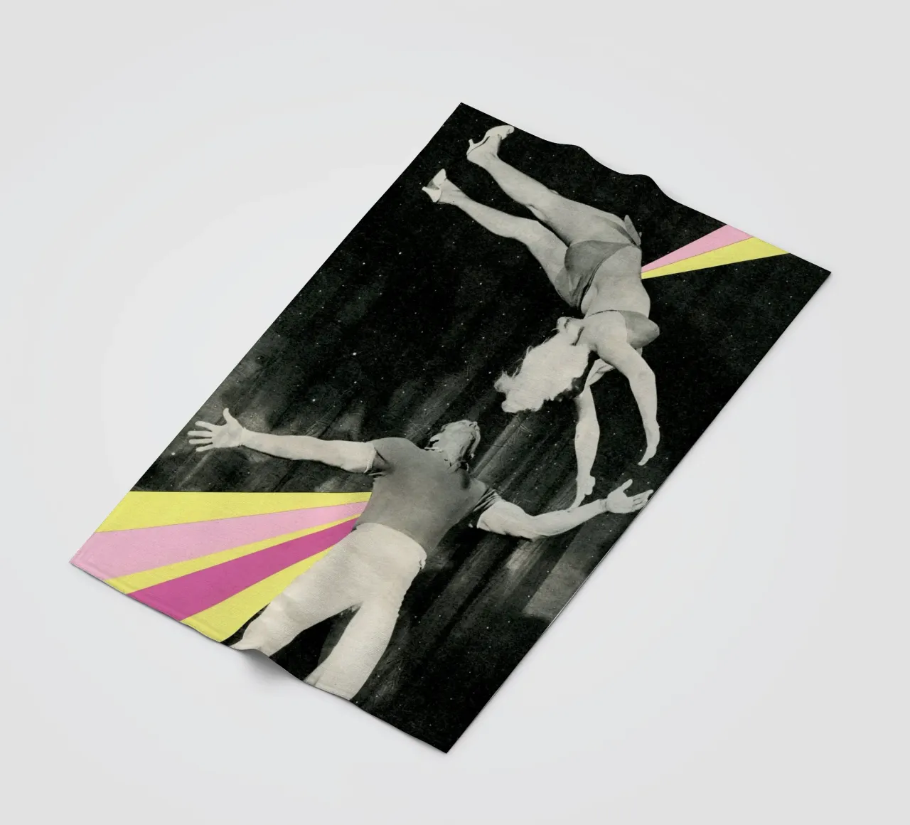 Dynamos Fleecedecke von Cassia Beck Collage