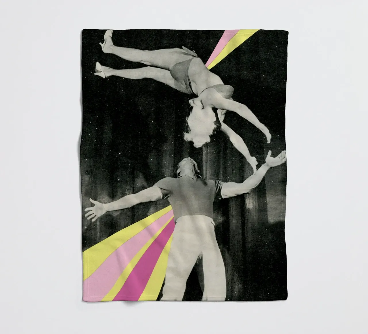 Dynamos Fleecedecke von Cassia Beck Collage