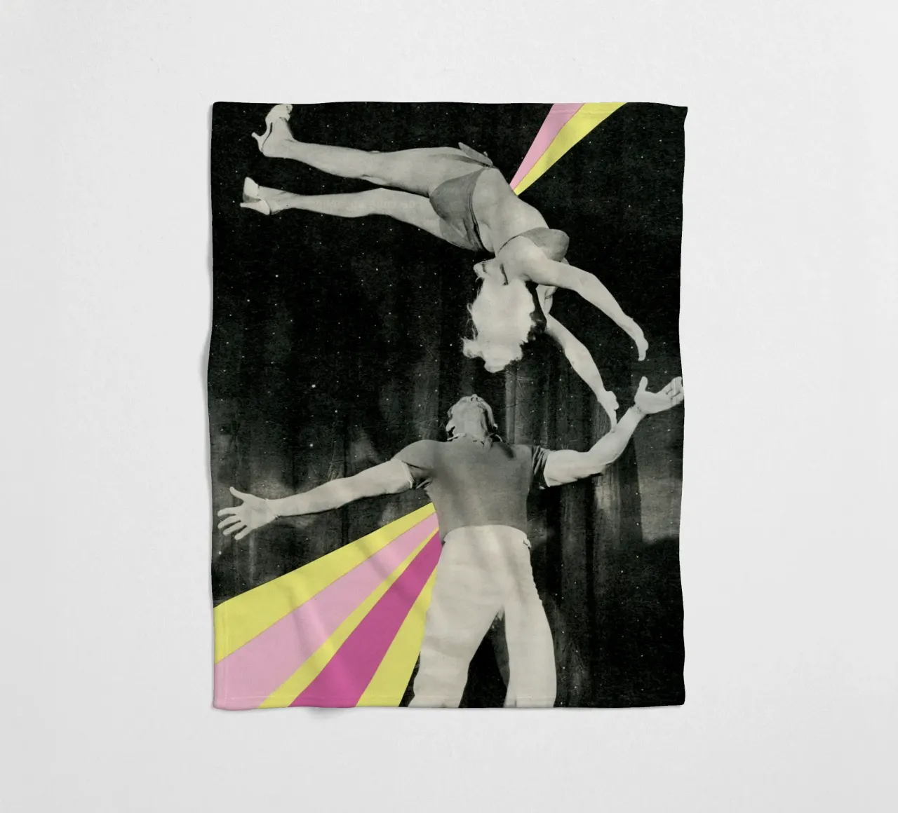 Dynamos Fleecedecke von Cassia Beck Collage