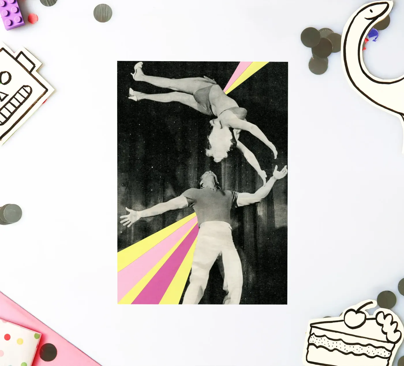 Dynamos sticker by Cassia Beck Collage