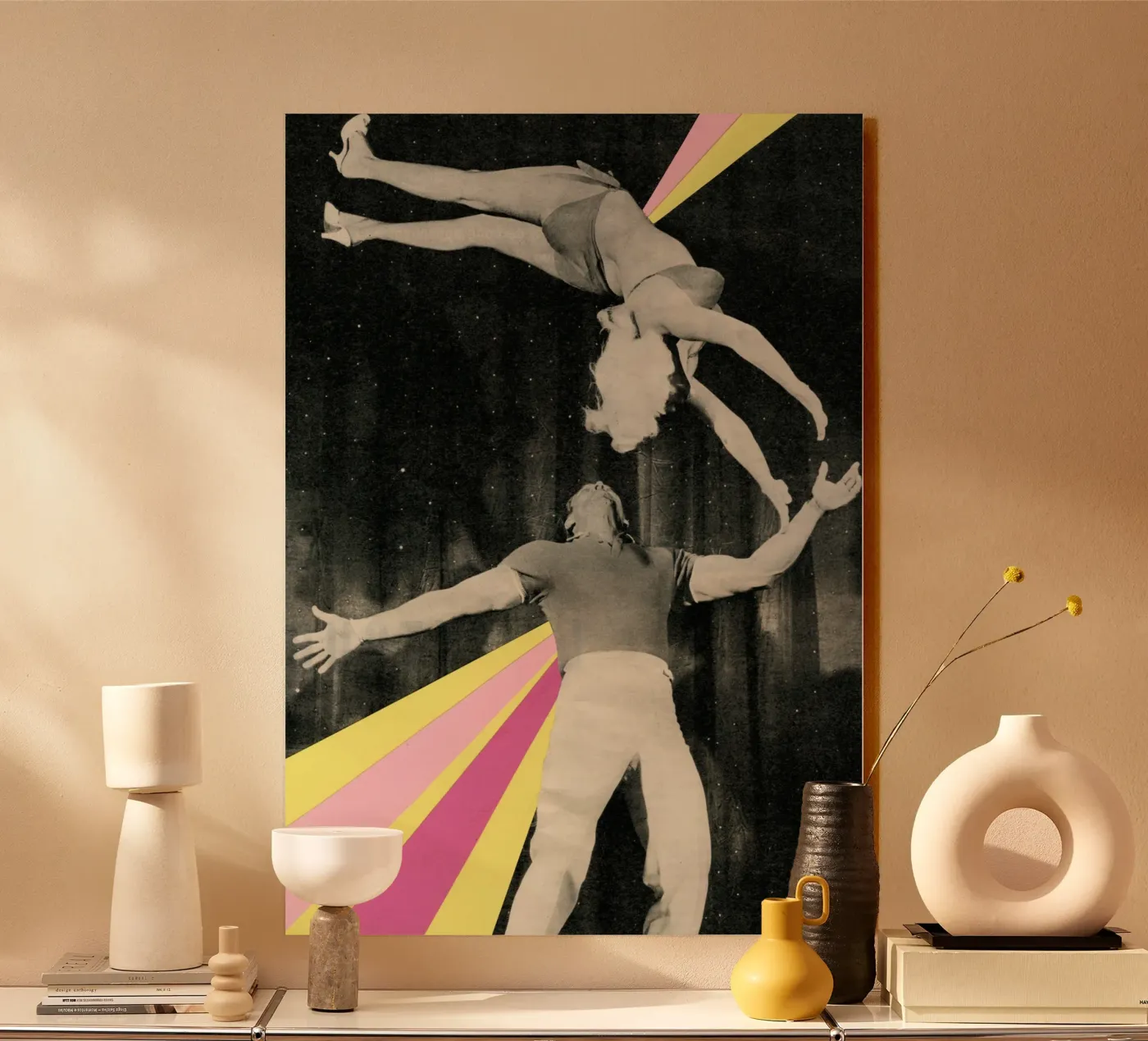 Dinamo plexiglass da Cassia Beck Collage