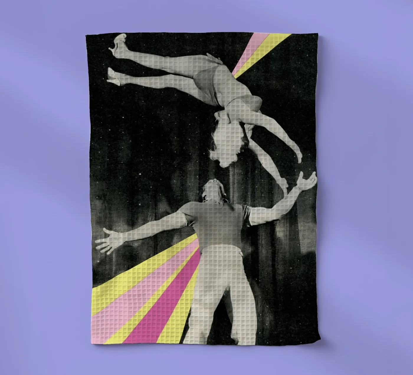 Dynamos Geschirrtuch von Cassia Beck Collage