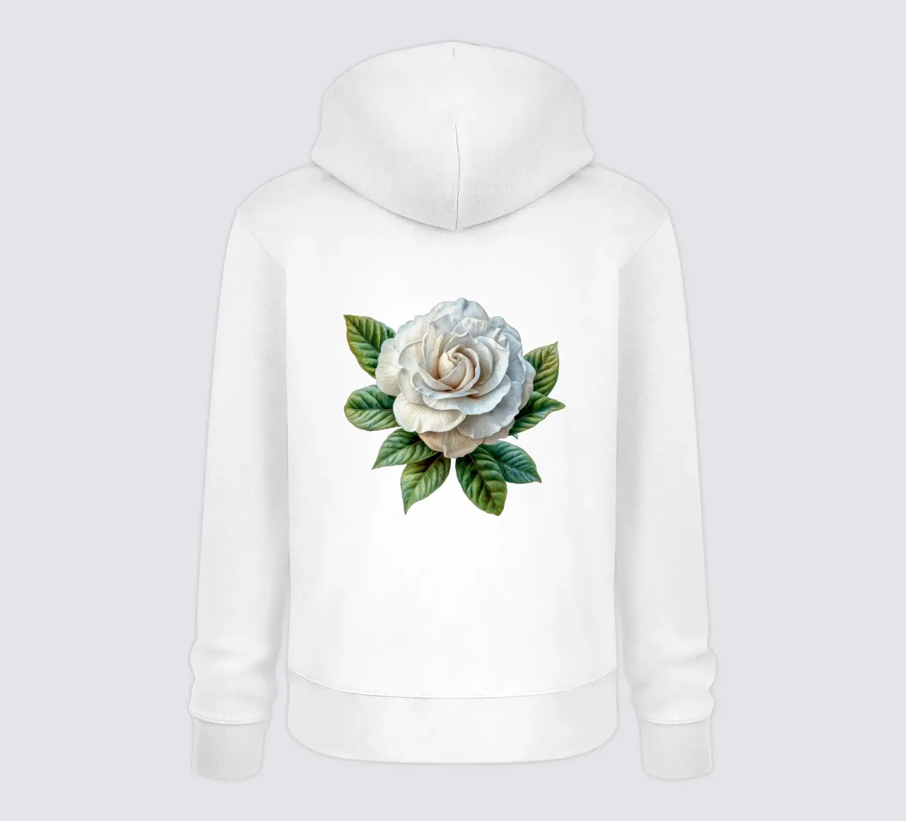 Fiore di gardenia 1 felpa con cappuccio da Bold Blooms