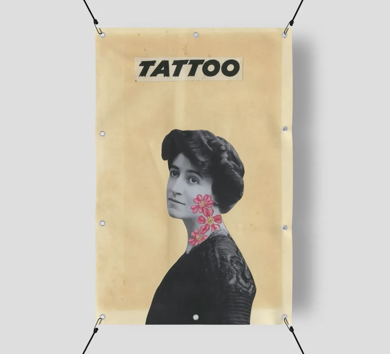 Tatuaggio telo in pvc da Cassia Beck Collage
