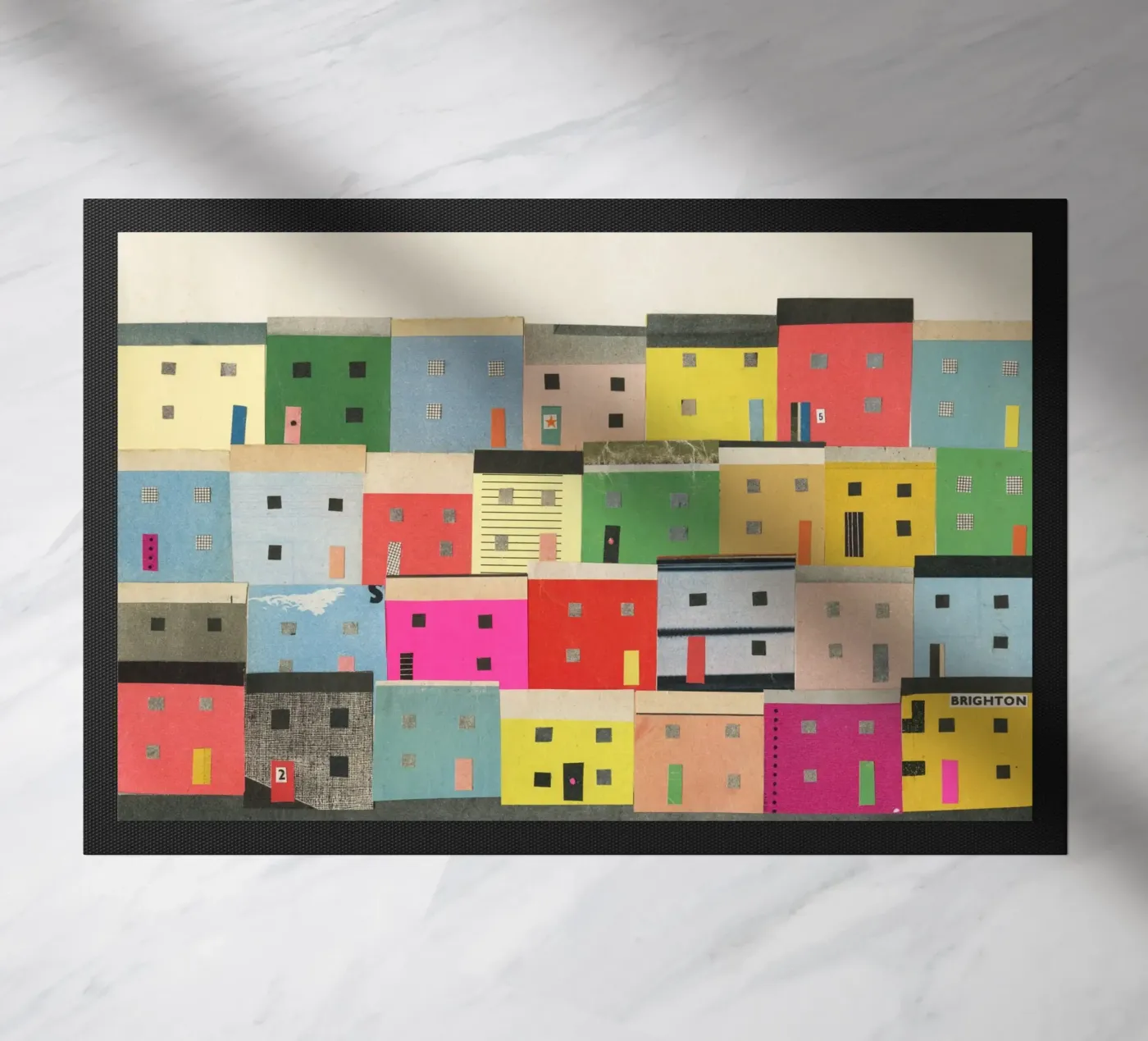 Brighton doormat by Cassia Beck Collage