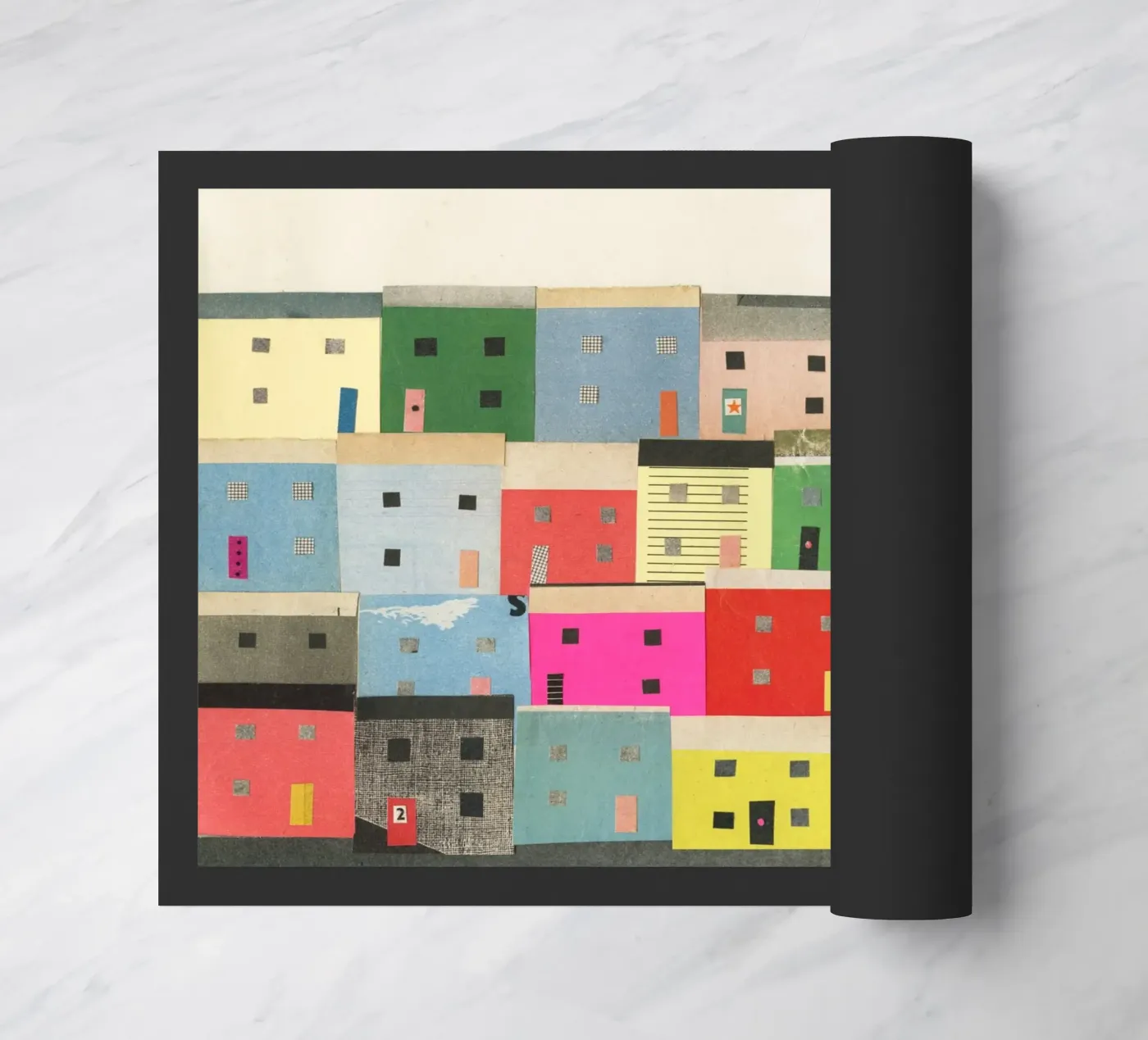 Brighton doormat by Cassia Beck Collage