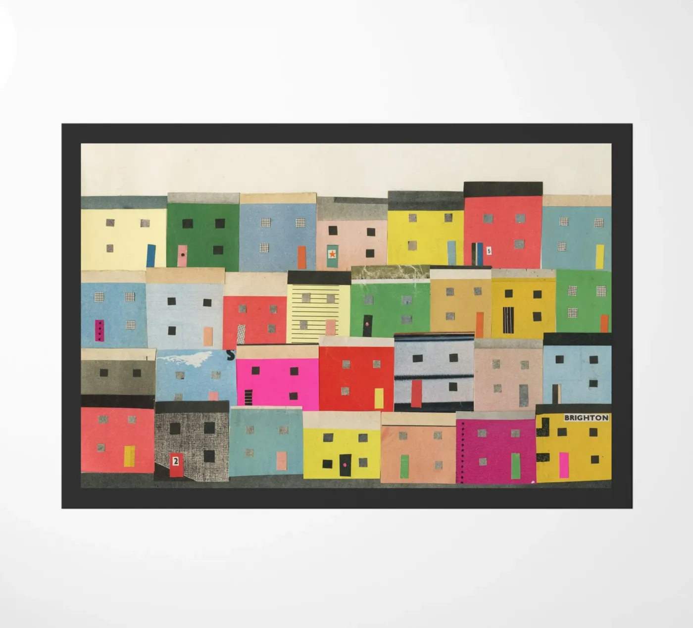 Brighton doormat by Cassia Beck Collage