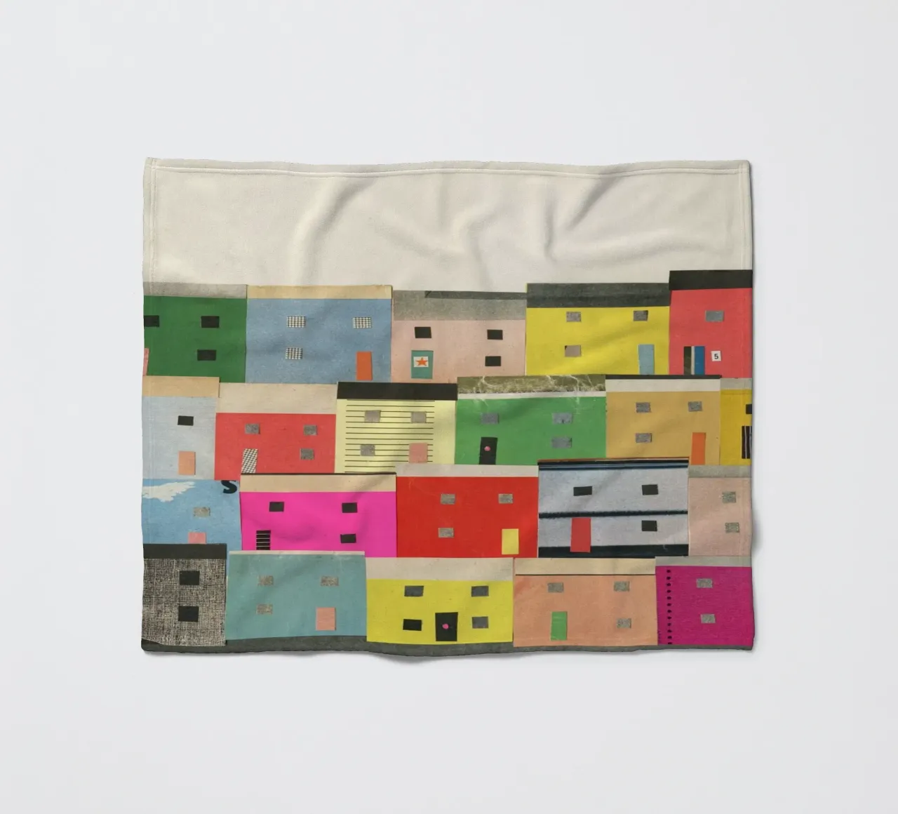 Brighton coperta in pile da Cassia Beck Collage