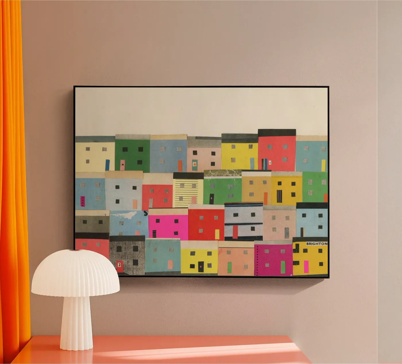 Brighton plexiglas de Cassia Beck Collage