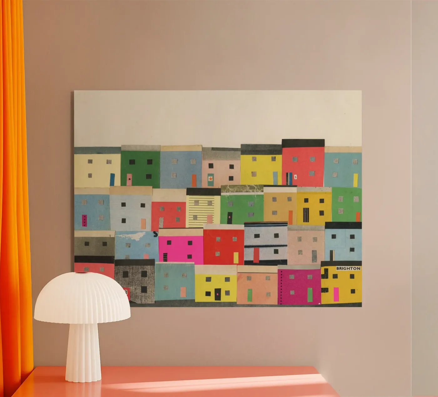 Brighton plexiglas de Cassia Beck Collage