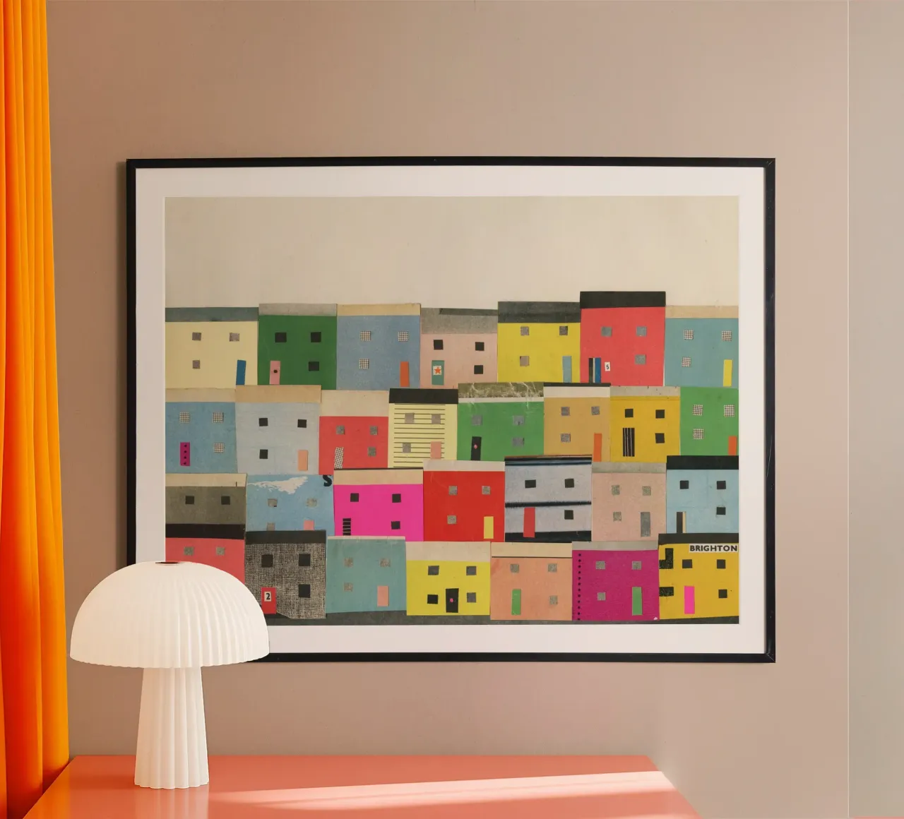 Brighton poster da Cassia Beck Collage