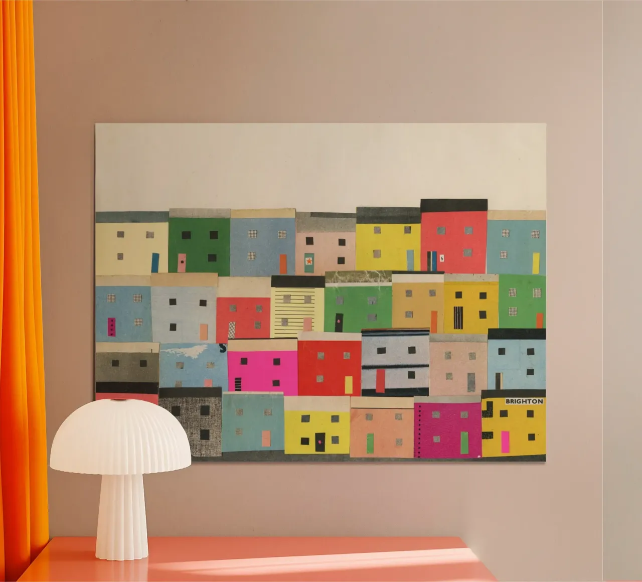 Brighton poster da Cassia Beck Collage