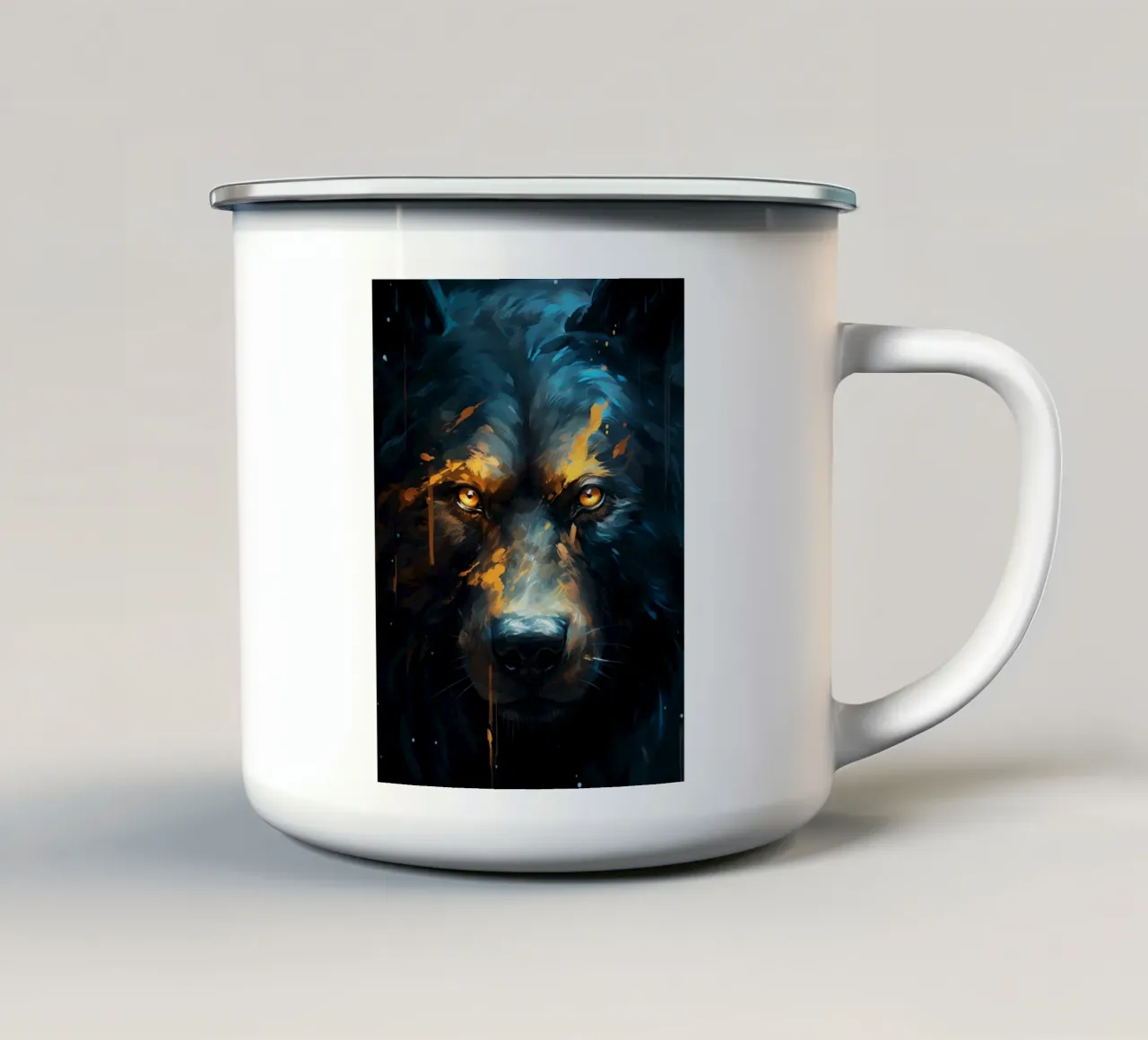 Bear Fantasy 2 tazza in smalto da Mateo