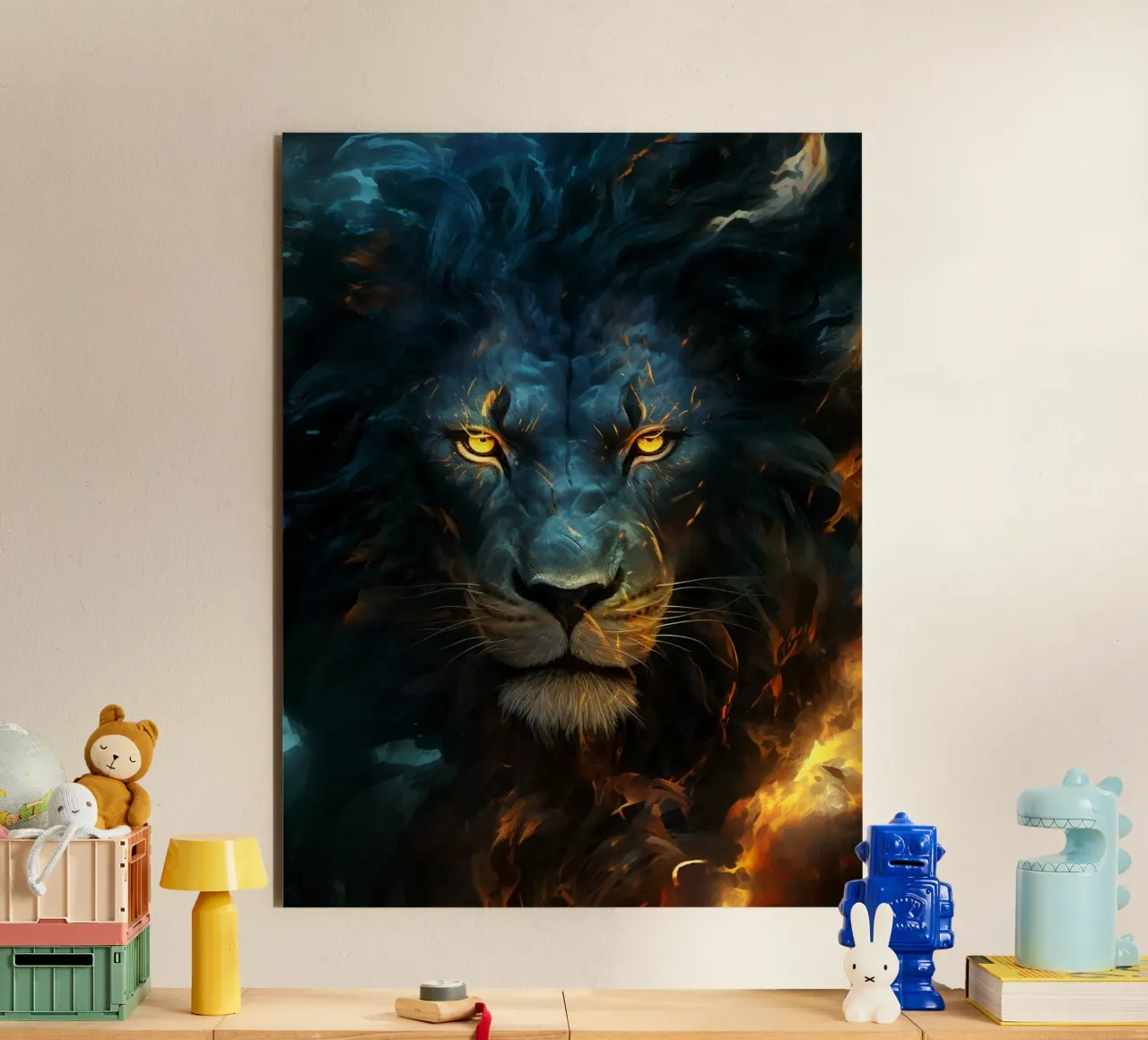 Lion Fantasy 2 alluminio dibond da Mateo