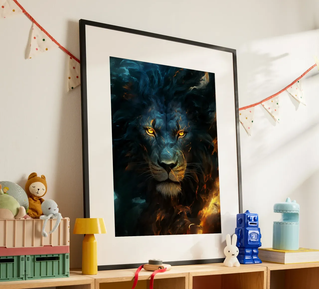 Lion Fantasy 2 carta hahnemühle da Mateo