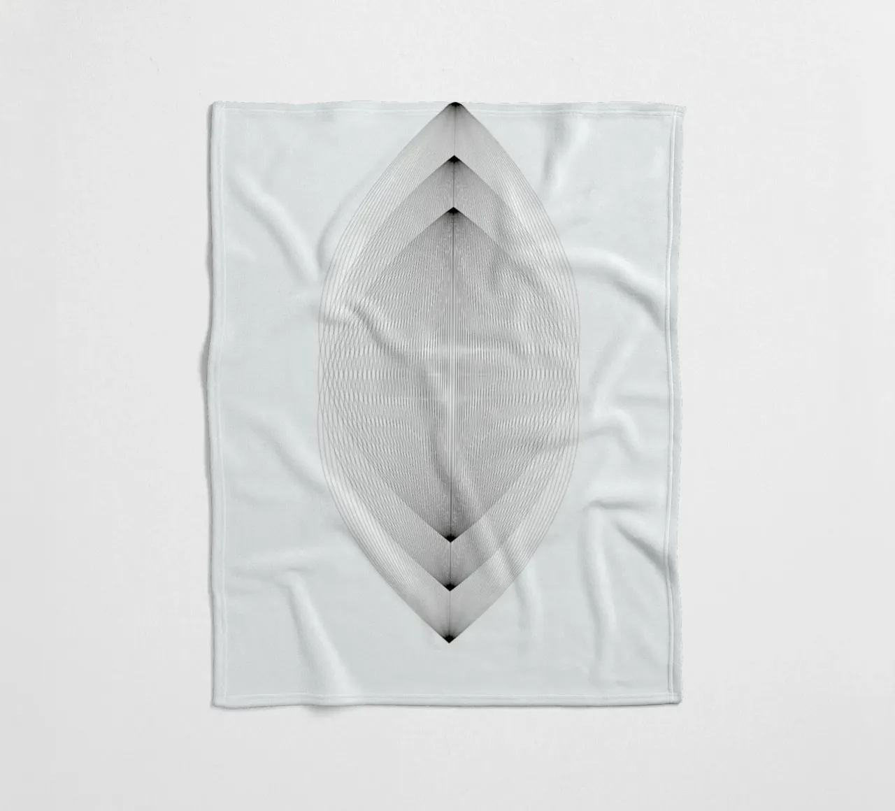 Leaves fleece blanket by Nordic Creators