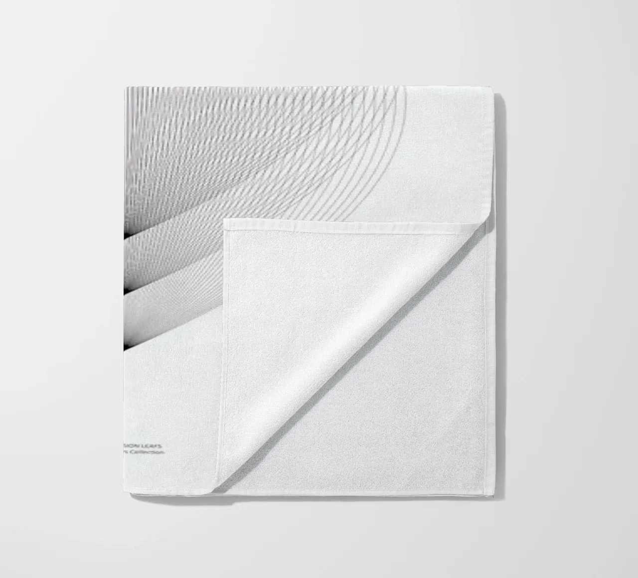 Leaves beach towel by Nordic Creators
