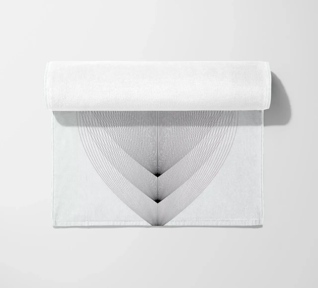 Leaves beach towel by Nordic Creators