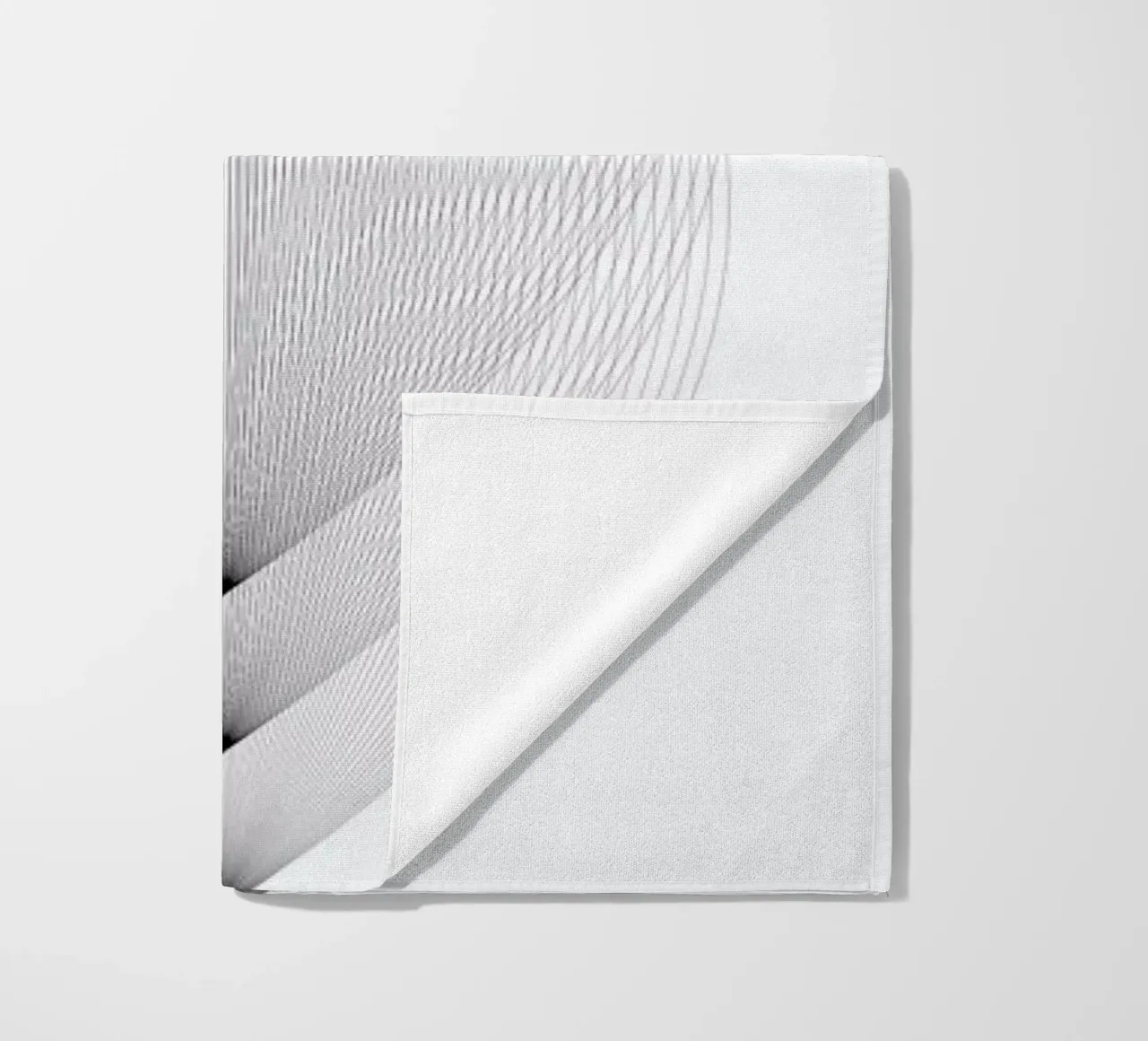 Leaves beach towel by Nordic Creators