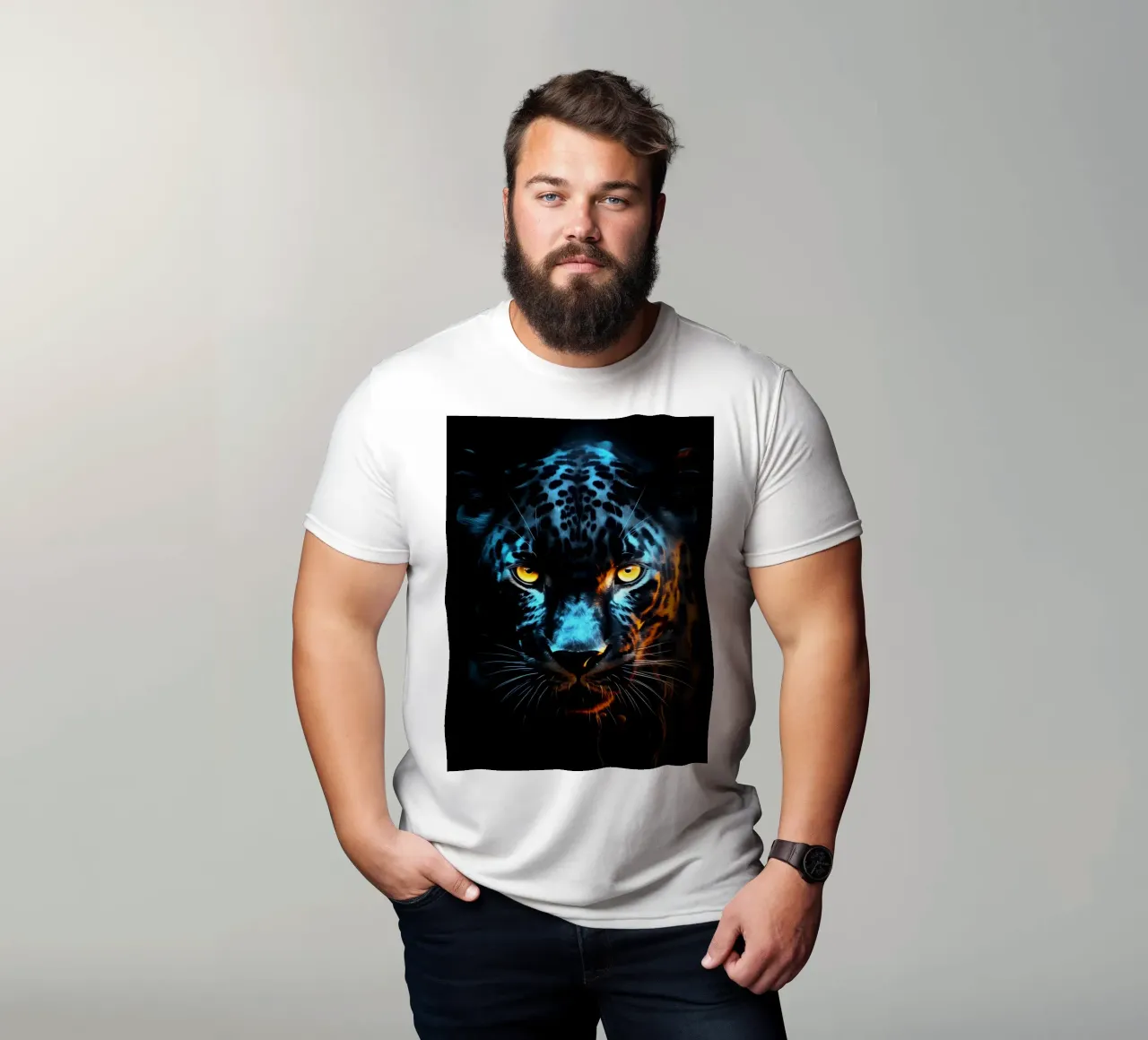 Leopard Fantasy t-shirt da Mateo